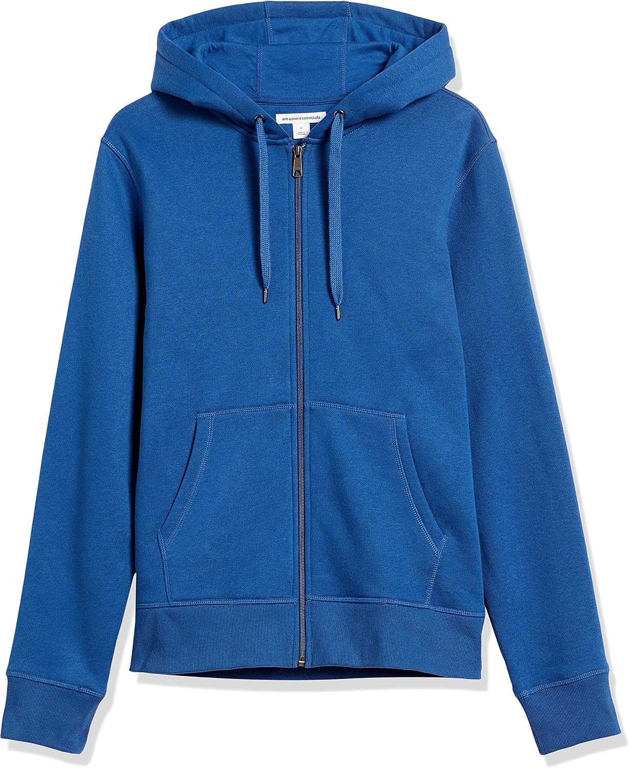 image:imageAmazon Essentials Mens FullZip Fleece Hoodie Sweatshirt Available in Big amp TallBlue