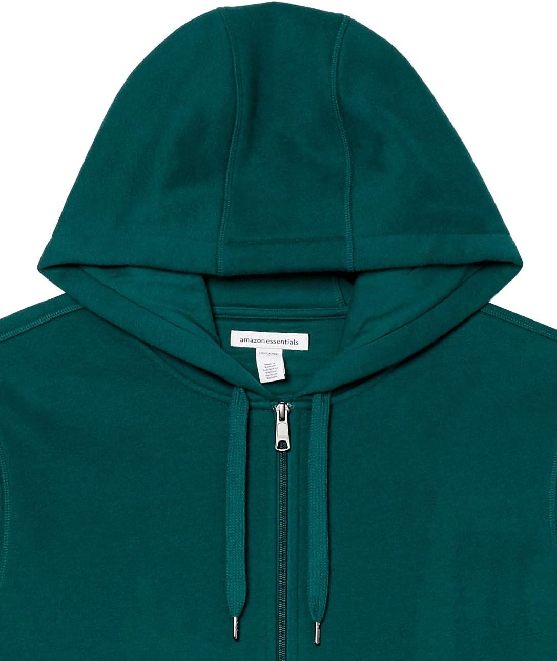 image:imageAmazon Essentials Mens FullZip Fleece Hoodie Sweatshirt Available in Big amp TallForest Green