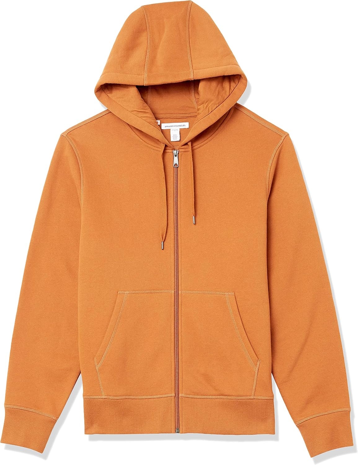 image:imageAmazon Essentials Mens FullZip Fleece Hoodie Sweatshirt Available in Big amp TallNutmeg