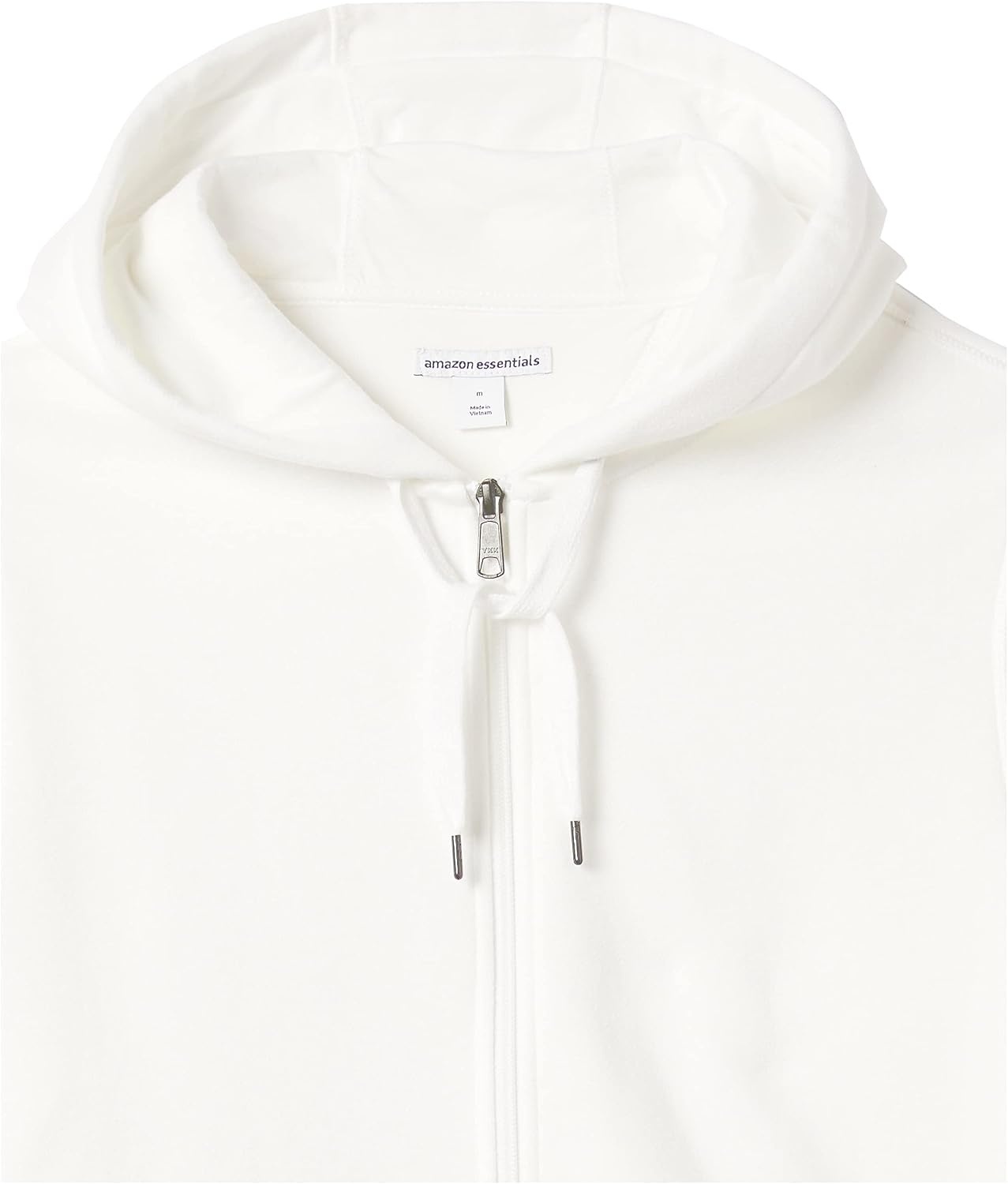 image:imageAmazon Essentials Mens FullZip Fleece Hoodie Sweatshirt Available in Big amp TallOffwhite