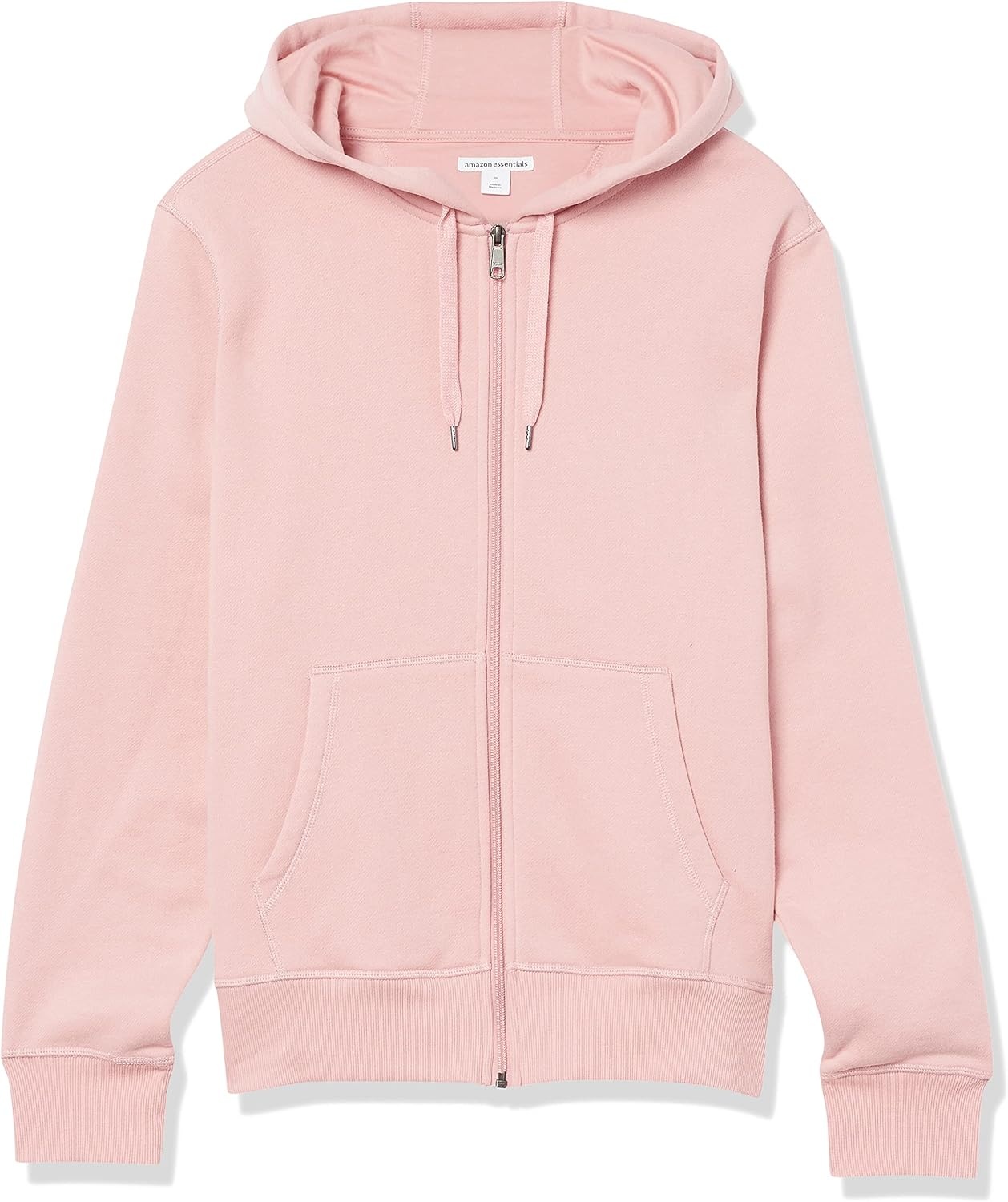 image:imageAmazon Essentials Mens FullZip Fleece Hoodie Sweatshirt Available in Big amp TallPink