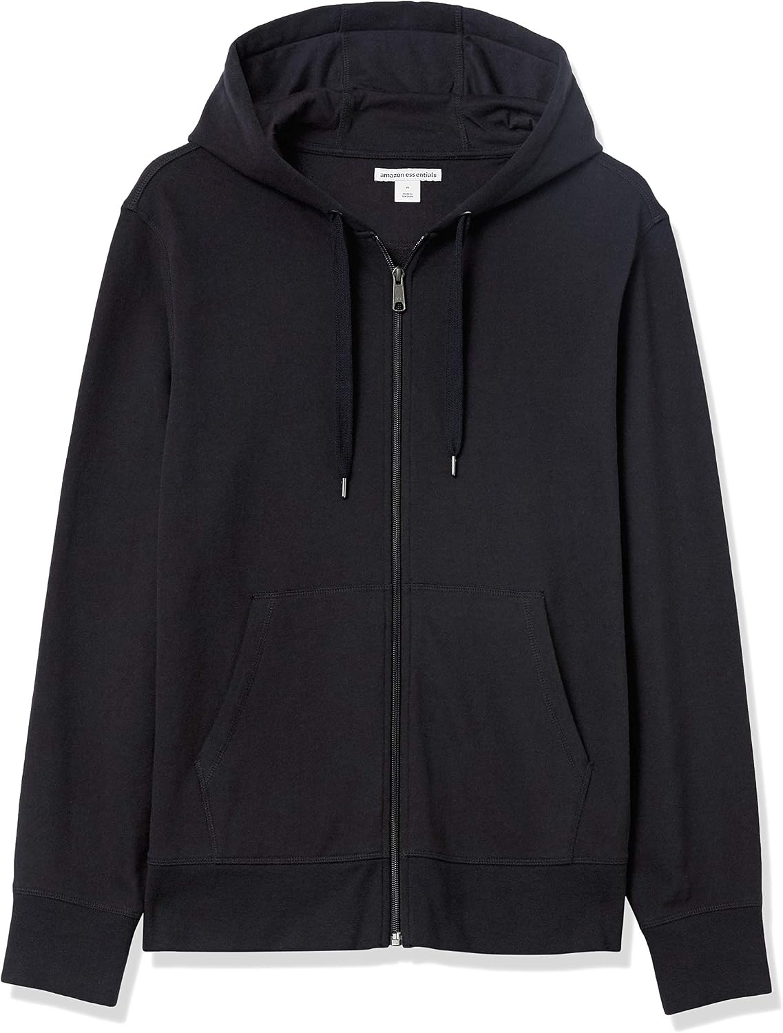 image:imageAmazon Essentials Mens Lightweight French Terry FullZip HoodieBlack
