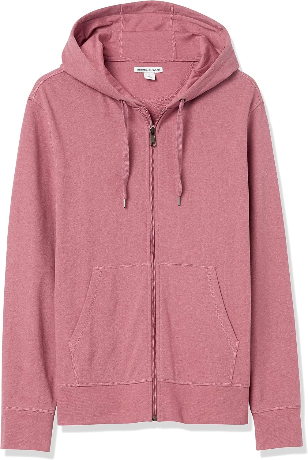 image:imageAmazon Essentials Mens Lightweight French Terry FullZip HoodiePink