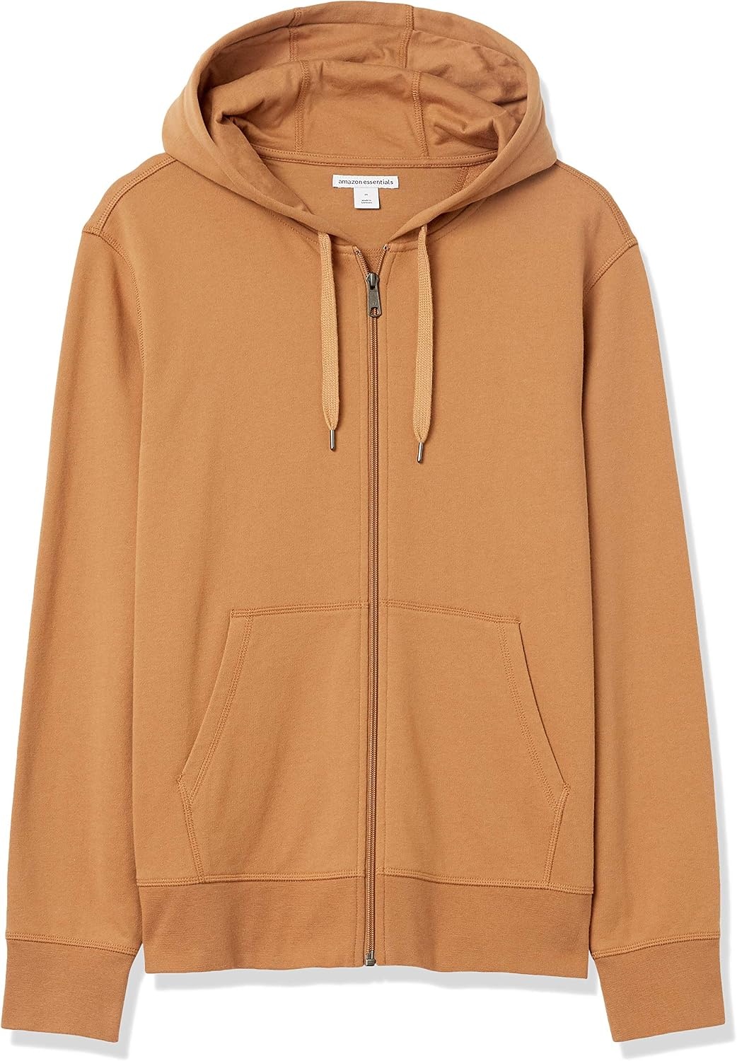 image:imageAmazon Essentials Mens Lightweight French Terry FullZip HoodieTan