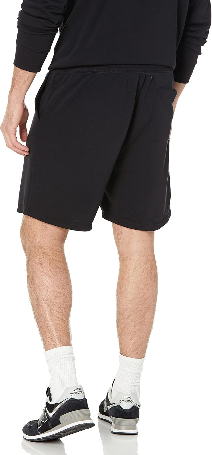 image:imageAmazon Essentials Mens Lightweight French Terry Relaxed Fit Sweat Shorts with Drawstring Available in Big amp TallBlack