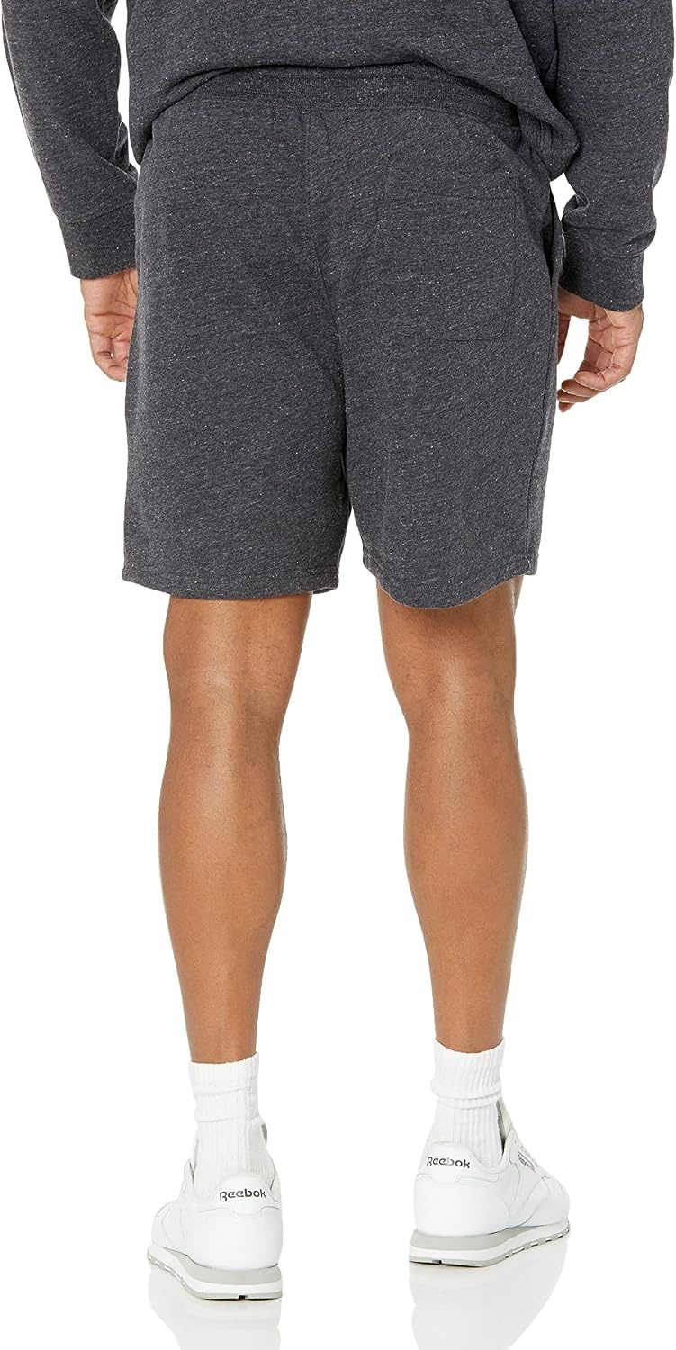 image:imageAmazon Essentials Mens Lightweight French Terry Relaxed Fit Sweat Shorts with Drawstring Available in Big amp TallCharcoal Heather