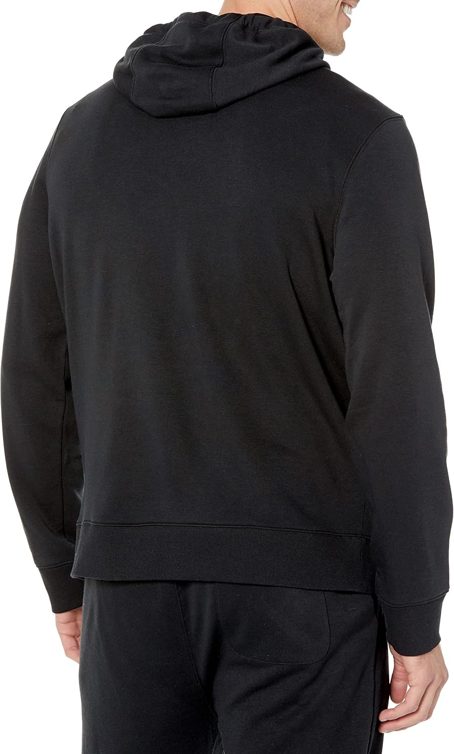 image:imageAmazon Essentials Mens Lightweight LongSleeve French Terry HoodieBlack