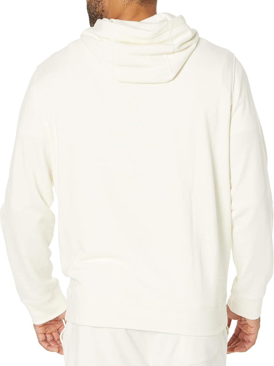 image:imageAmazon Essentials Mens Lightweight LongSleeve French Terry HoodieEggshell White