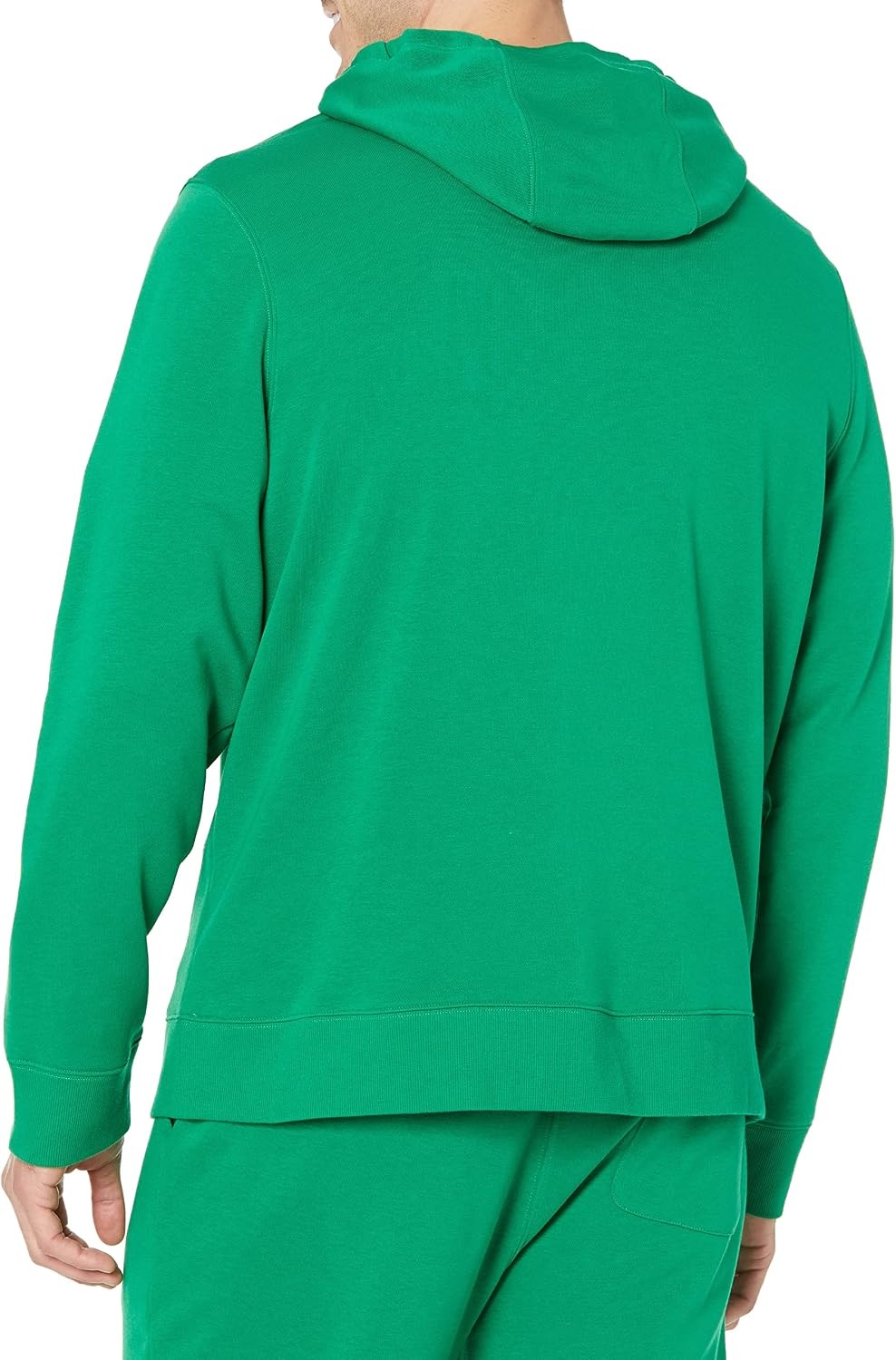 image:imageAmazon Essentials Mens Lightweight LongSleeve French Terry HoodieGreen