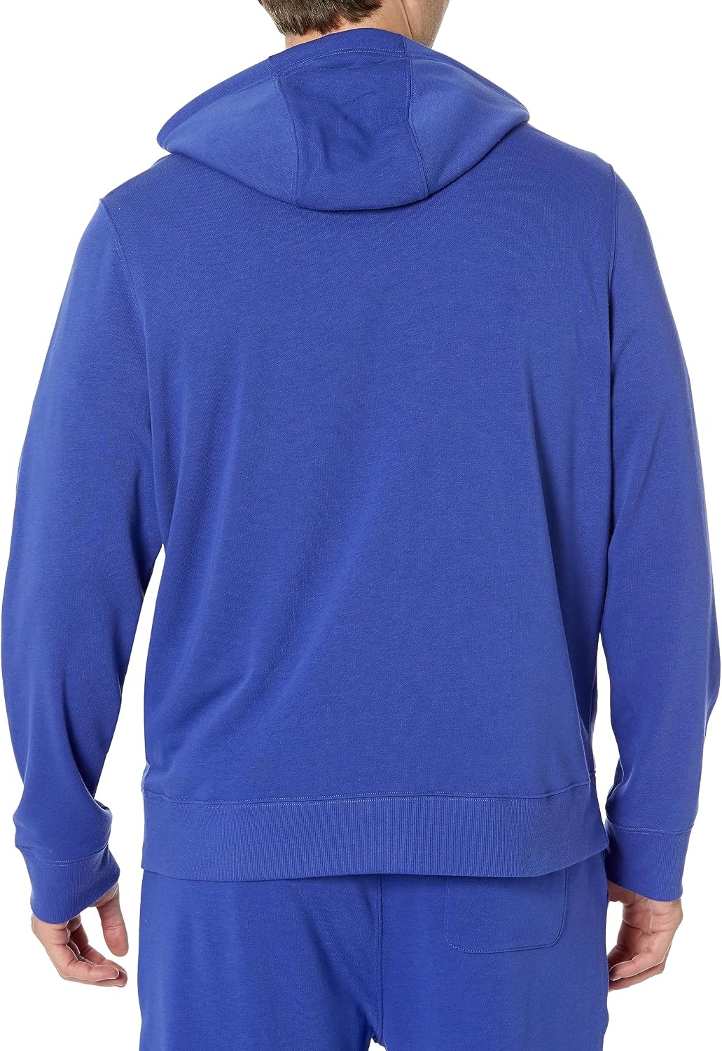 image:imageAmazon Essentials Mens Lightweight LongSleeve French Terry HoodieRoyal Blue