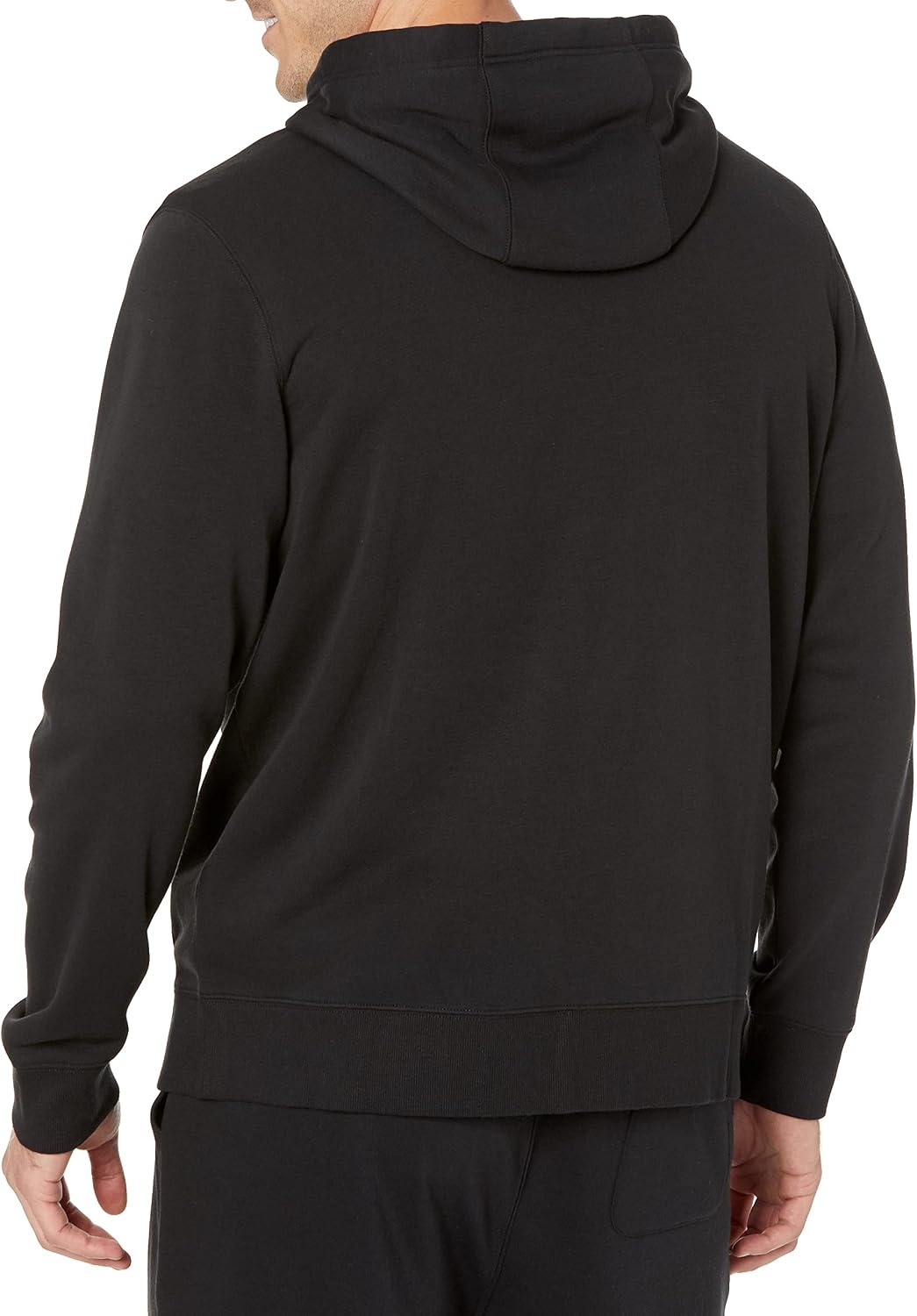 image:imageAmazon Essentials Mens LongSleeve French Terry FullZip Hoodie Available in Big amp TallBlack