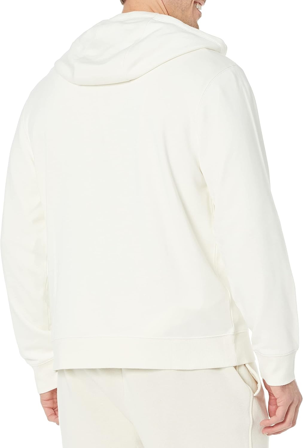 image:imageAmazon Essentials Mens LongSleeve French Terry FullZip Hoodie Available in Big amp TallEggshell White