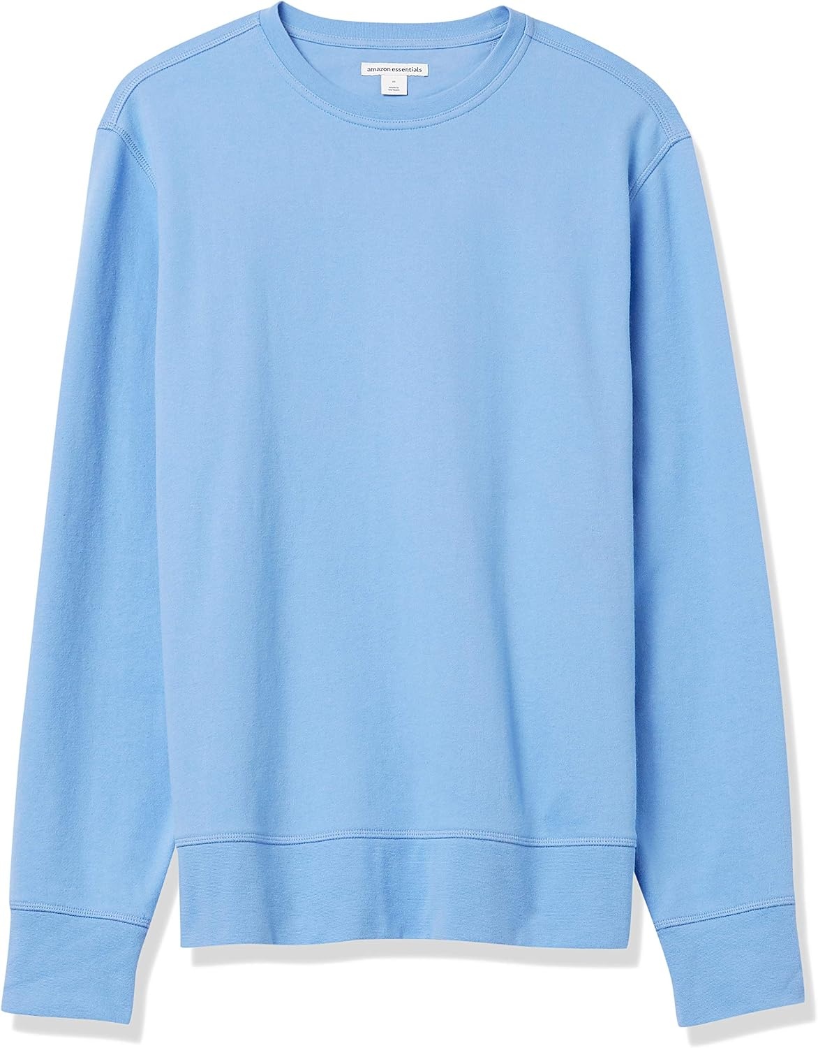image:imageAmazon Essentials Mens LongSleeve Lightweight French Terry Crewneck SweatshirtFrench Blue
