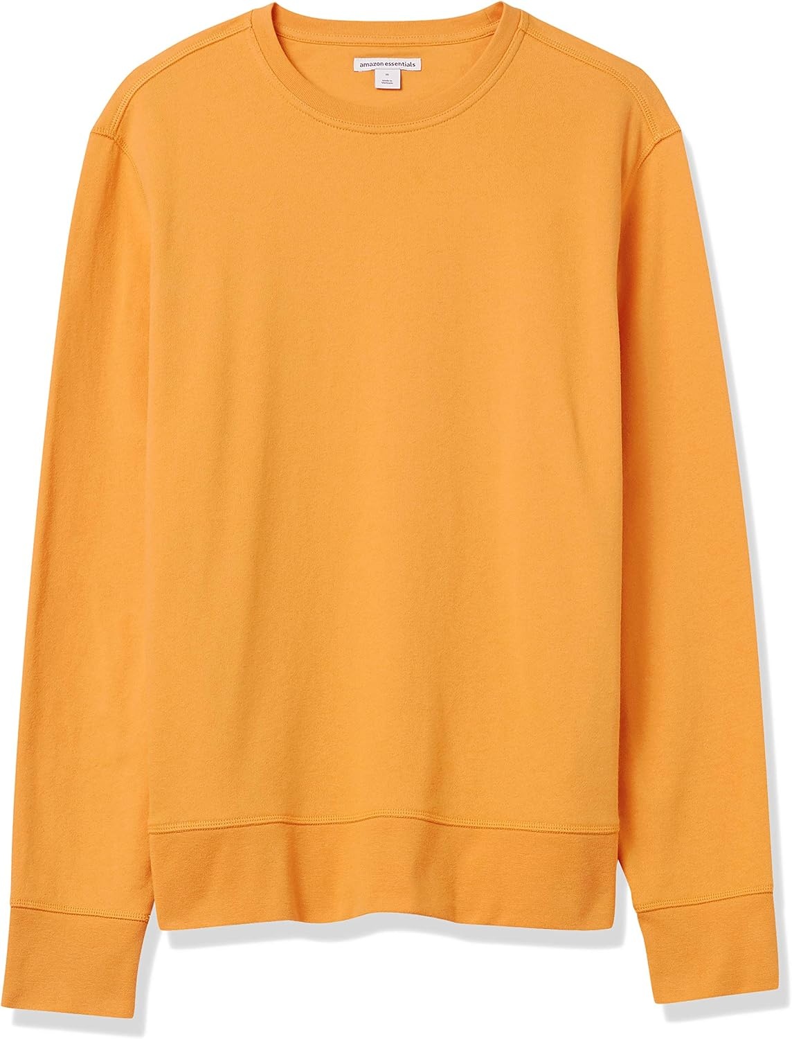 image:imageAmazon Essentials Mens LongSleeve Lightweight French Terry Crewneck SweatshirtGolden Yellow
