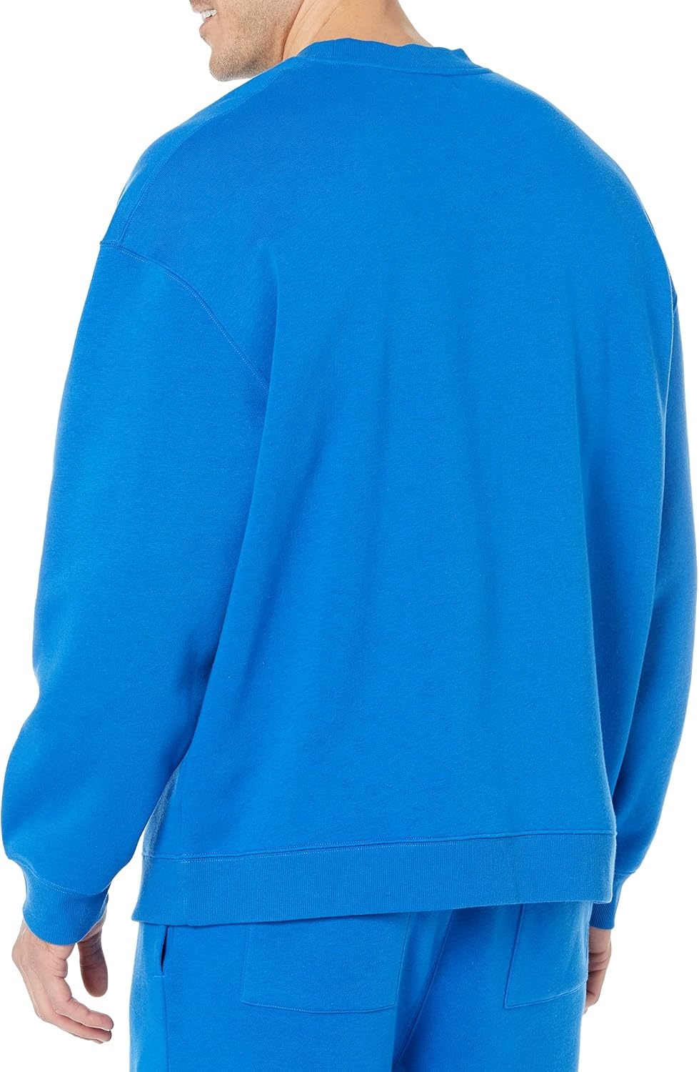 image:imageAmazon Essentials Mens OversizedFit Crewneck Sweatshirt Available in Big amp TallBright Blue