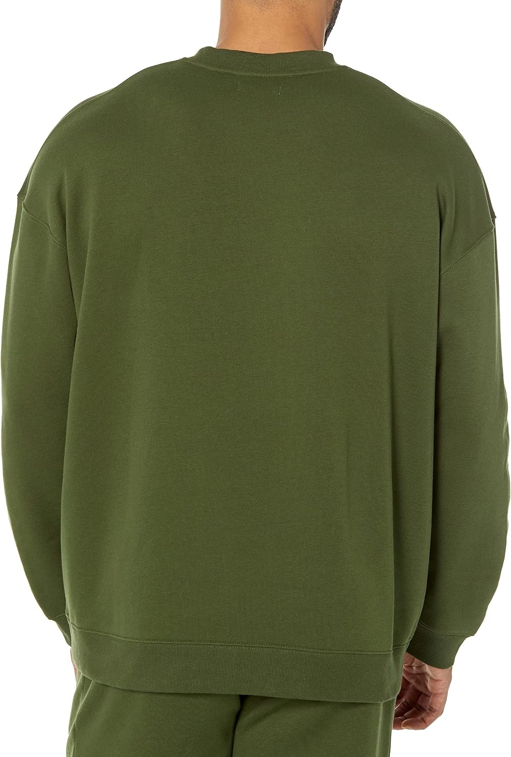 image:imageAmazon Essentials Mens OversizedFit Crewneck Sweatshirt Available in Big amp TallDark Olive