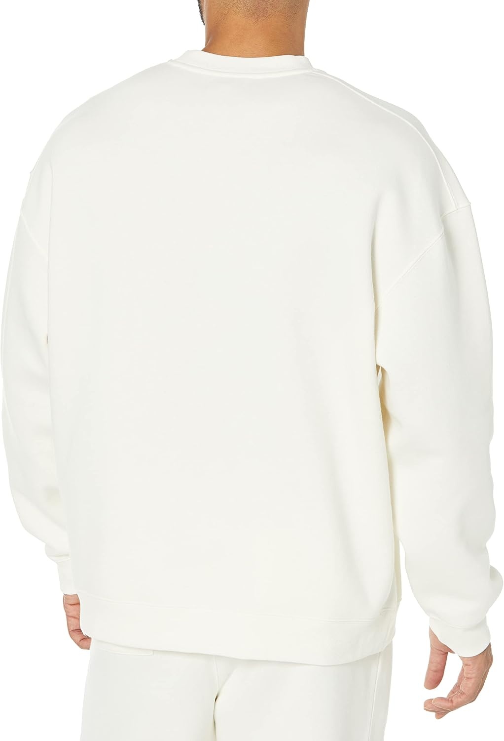 image:imageAmazon Essentials Mens OversizedFit Crewneck Sweatshirt Available in Big amp TallEggshell White