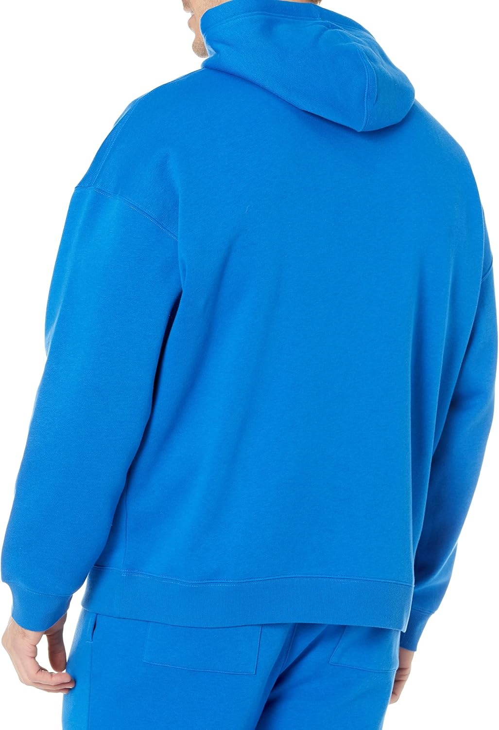 image:imageAmazon Essentials Mens OversizedFit Heavyweight Hooded Sweatshirt Available in Big amp TallBright Blue