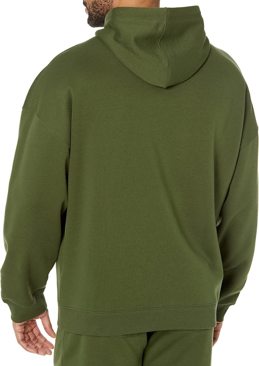 image:imageAmazon Essentials Mens OversizedFit Heavyweight Hooded Sweatshirt Available in Big amp TallDark Olive