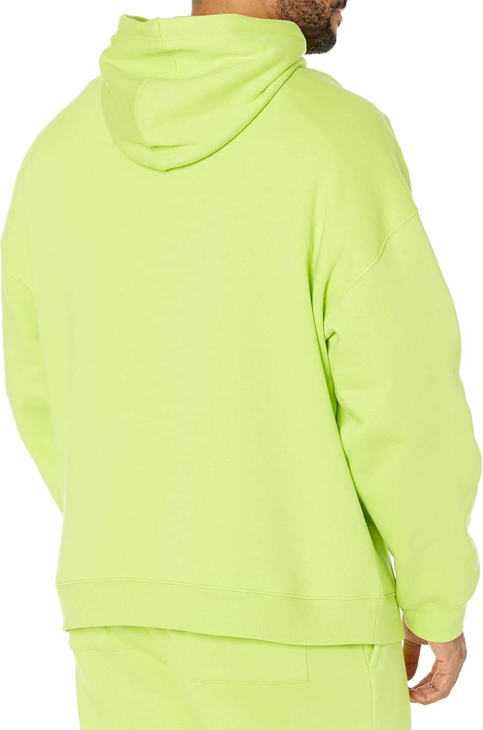 image:imageAmazon Essentials Mens OversizedFit Heavyweight Hooded Sweatshirt Available in Big amp TallLime Green