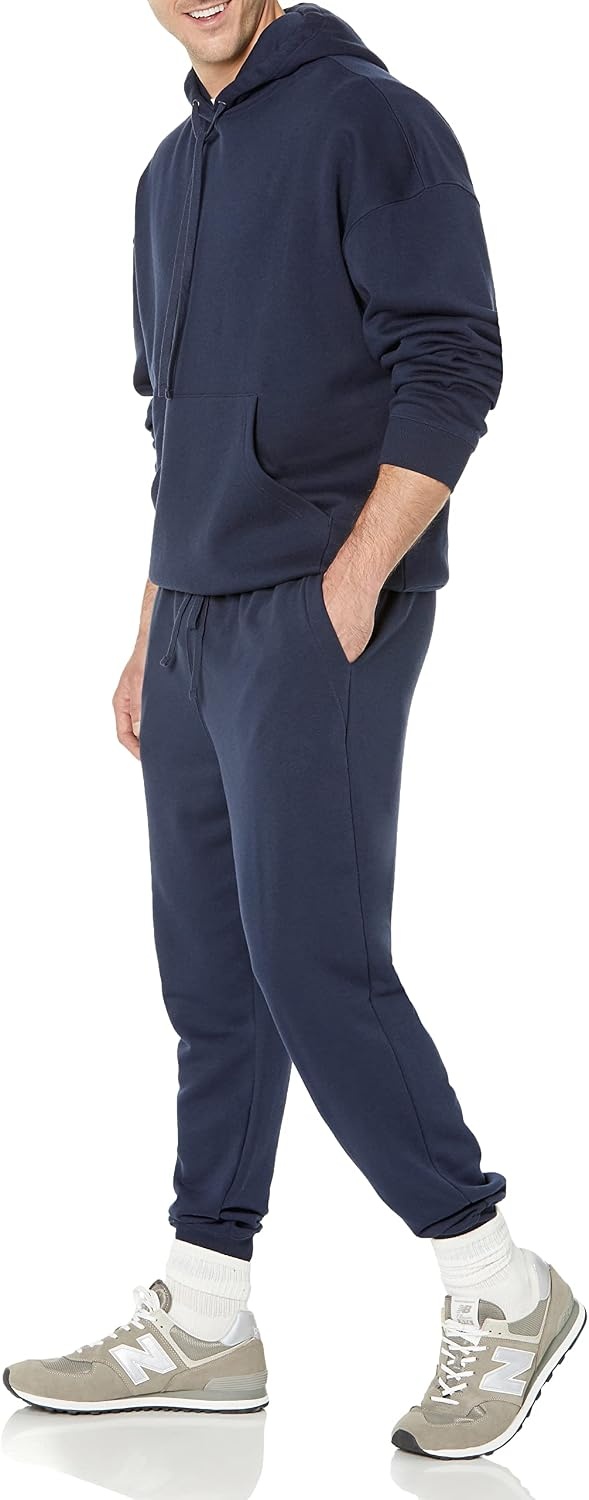 image:imageAmazon Essentials Mens OversizedFit Heavyweight Hooded Sweatshirt Available in Big amp TallNavy