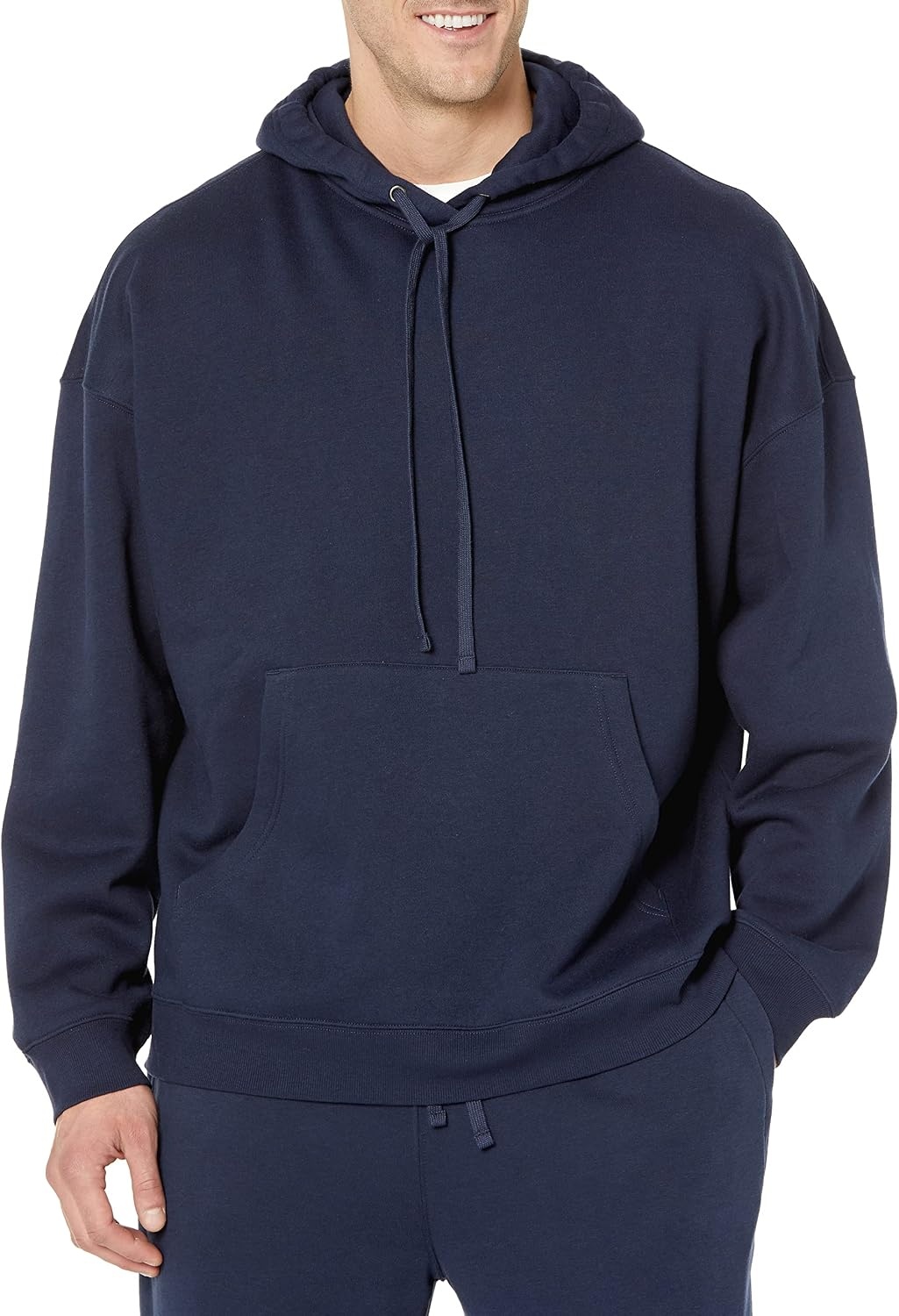 image:imageAmazon Essentials Mens OversizedFit Heavyweight Hooded Sweatshirt Available in Big amp TallNavy