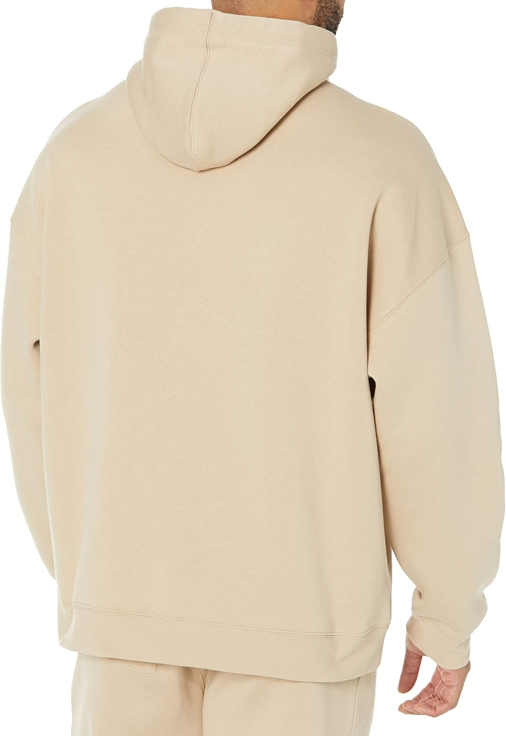 image:imageAmazon Essentials Mens OversizedFit Heavyweight Hooded Sweatshirt Available in Big amp TallTan