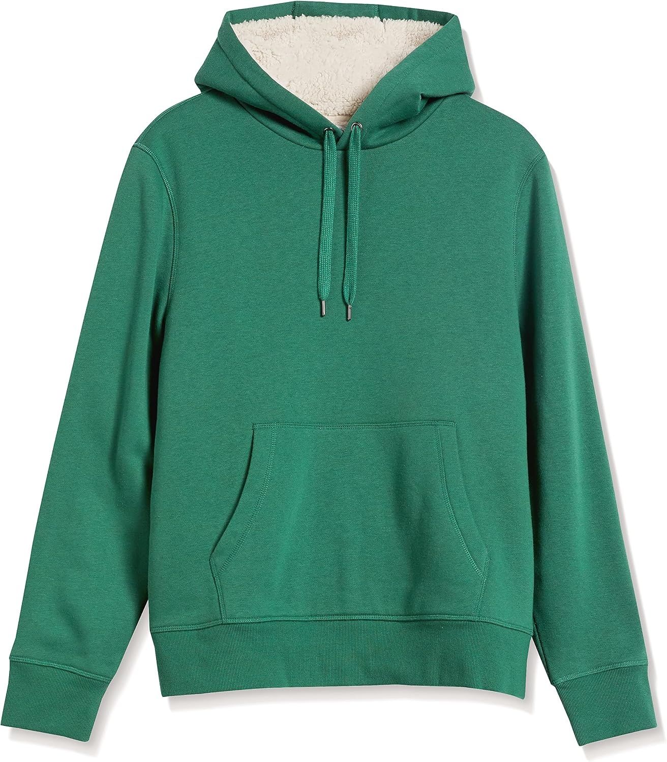 image:imageAmazon Essentials Mens Regular Fit SherpaLined Pullover HoodieGreen