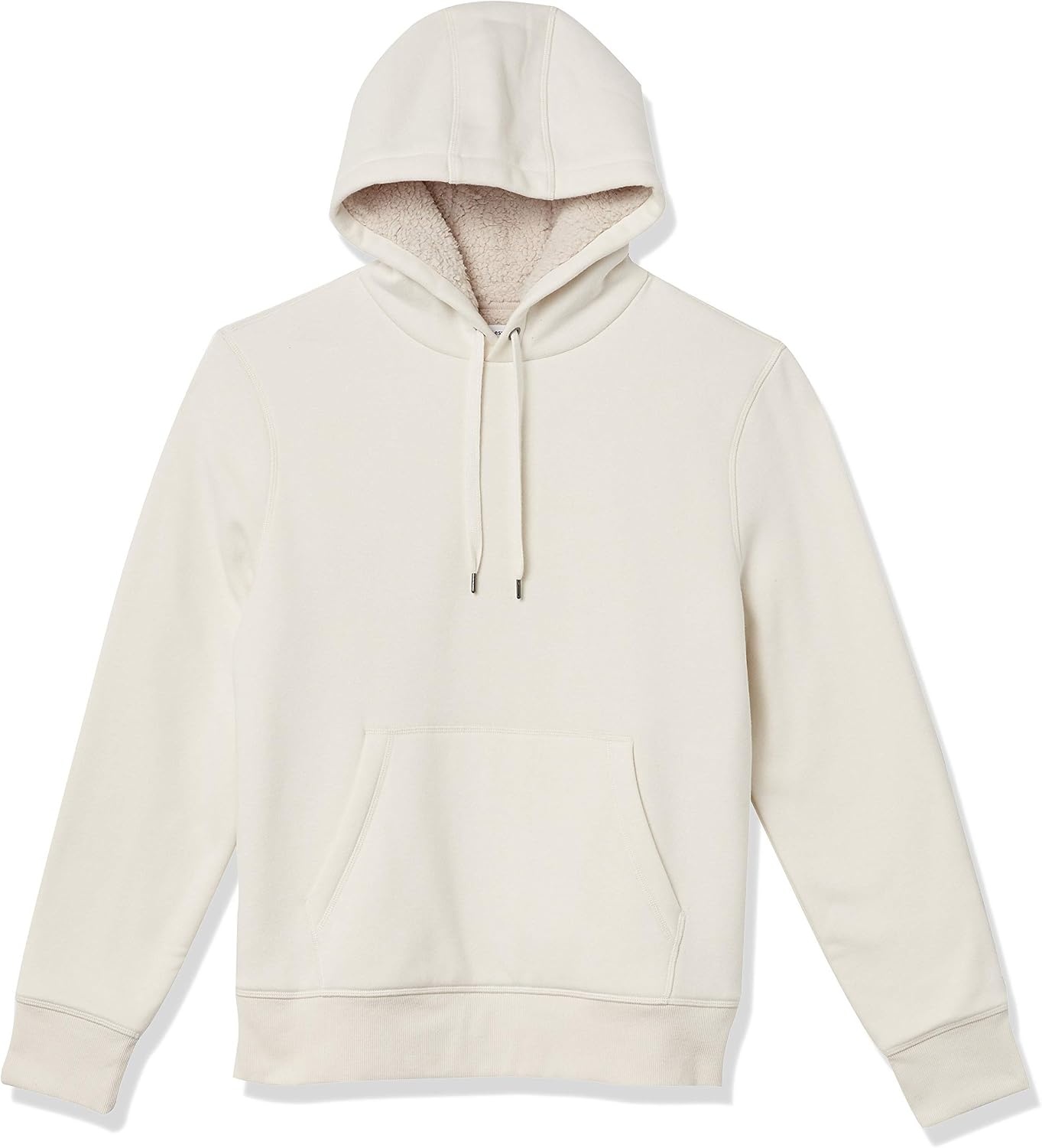 image:imageAmazon Essentials Mens Regular Fit SherpaLined Pullover HoodieOffwhite