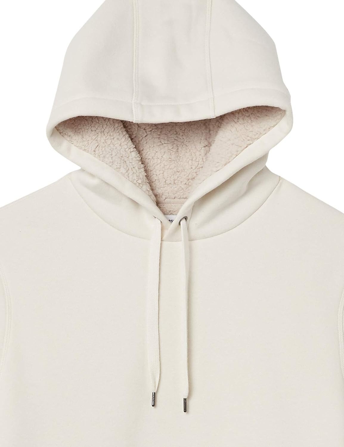 image:imageAmazon Essentials Mens Regular Fit SherpaLined Pullover HoodieOffwhite