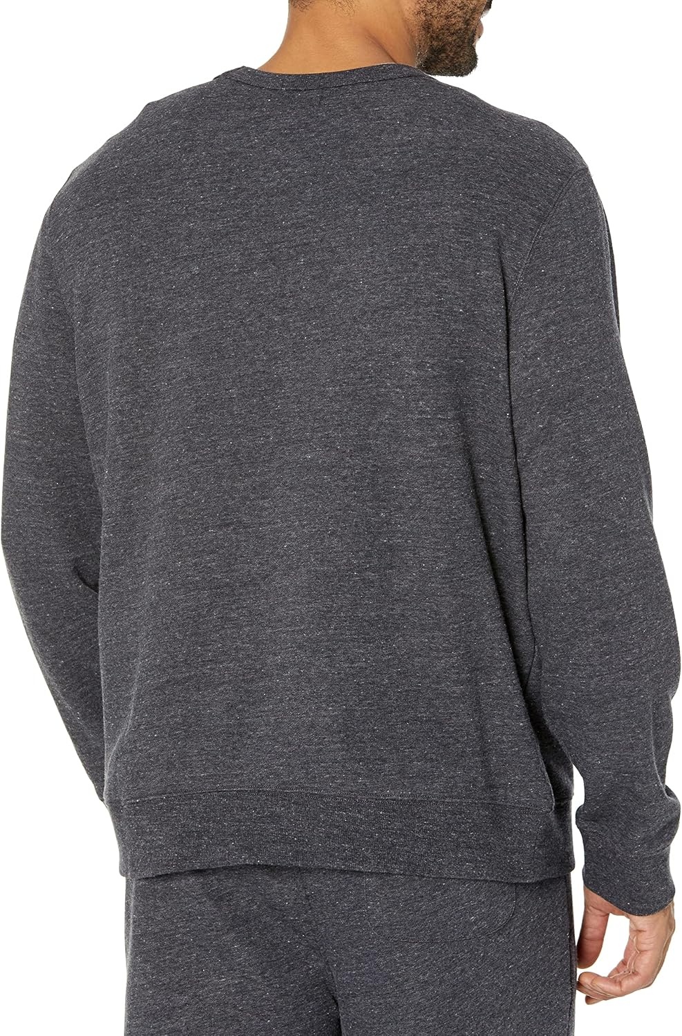 image:imageAmazon Essentials Mens Relaxed Fit Crewneck Sweatshirt Lightweight LongSleeve French Terry Available in Big amp TallCharcoal Heather