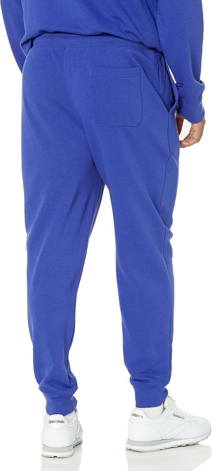 image:imageAmazon Essentials Mens Relaxed Fit Jogger Pants Lightweight French Terry LoungewearRoyal Blue