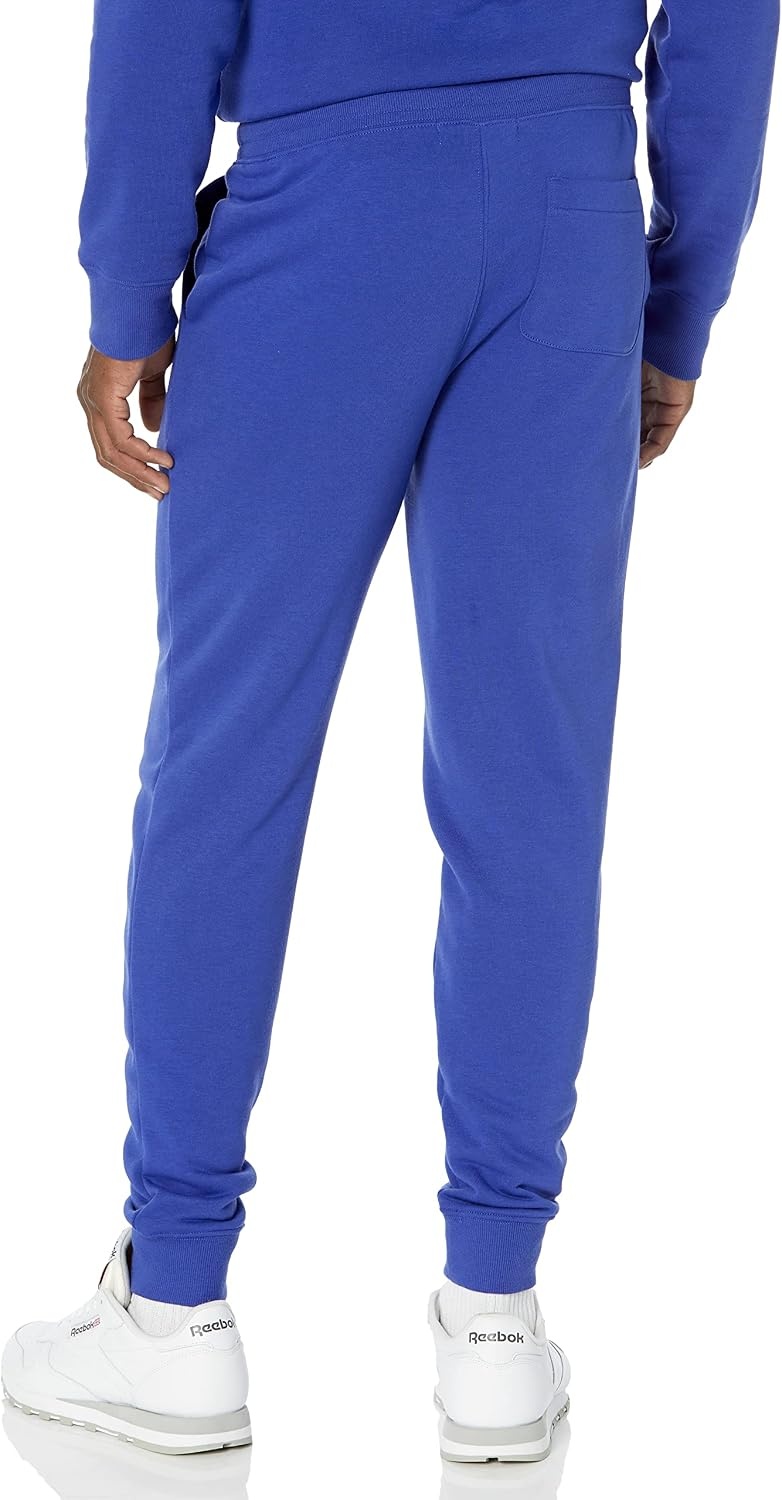 image:imageAmazon Essentials Mens Relaxed Fit Jogger Pants Lightweight French Terry LoungewearRoyal Blue