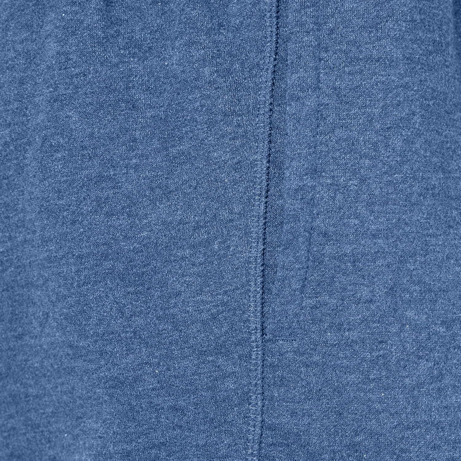 image:imageAmazon Essentials Mens Relaxed Straight Leg Fleece Open Bottom Sweatpant Available in Big amp TallBlue Heather