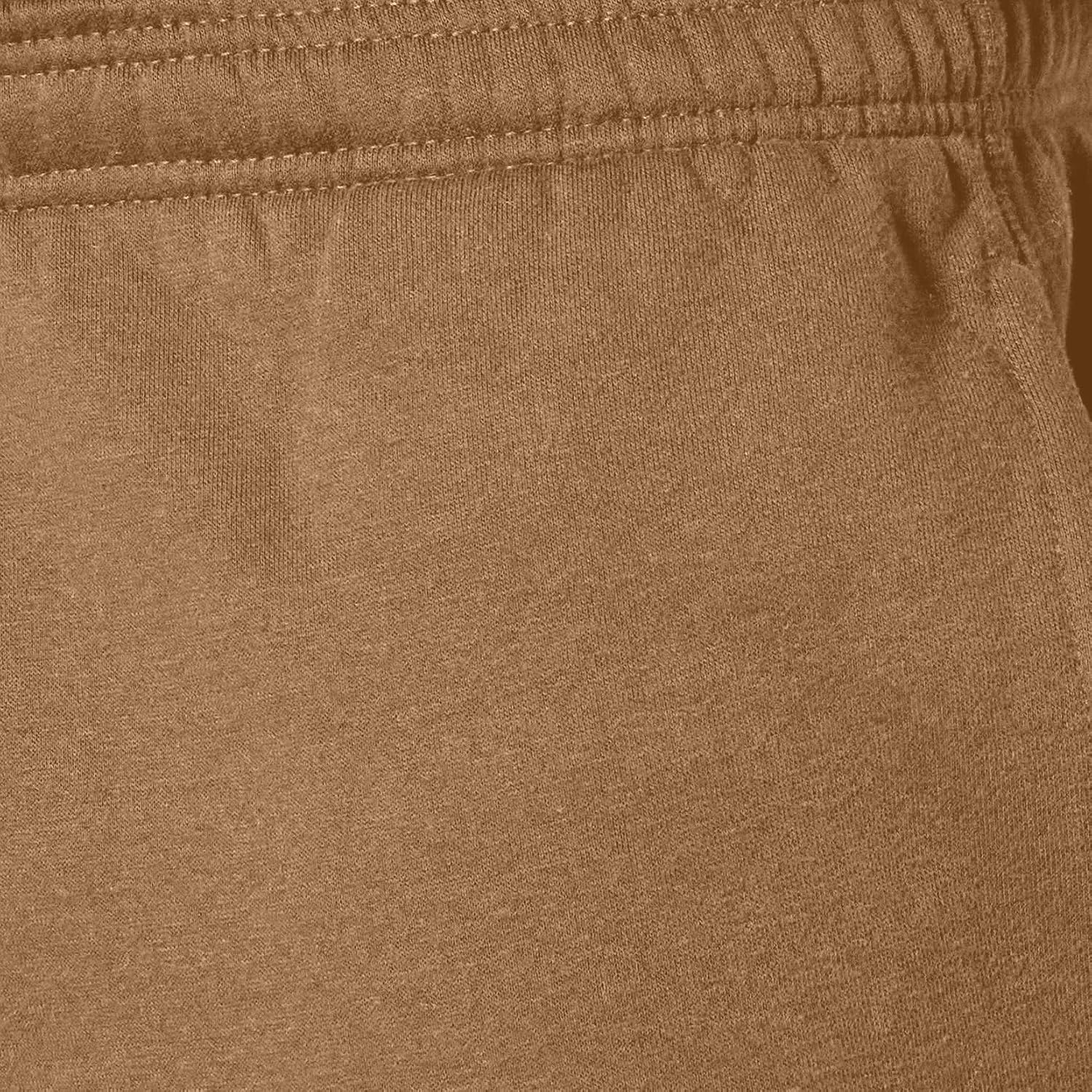 image:imageAmazon Essentials Mens Relaxed Straight Leg Fleece Open Bottom Sweatpant Available in Big amp TallDark Tan