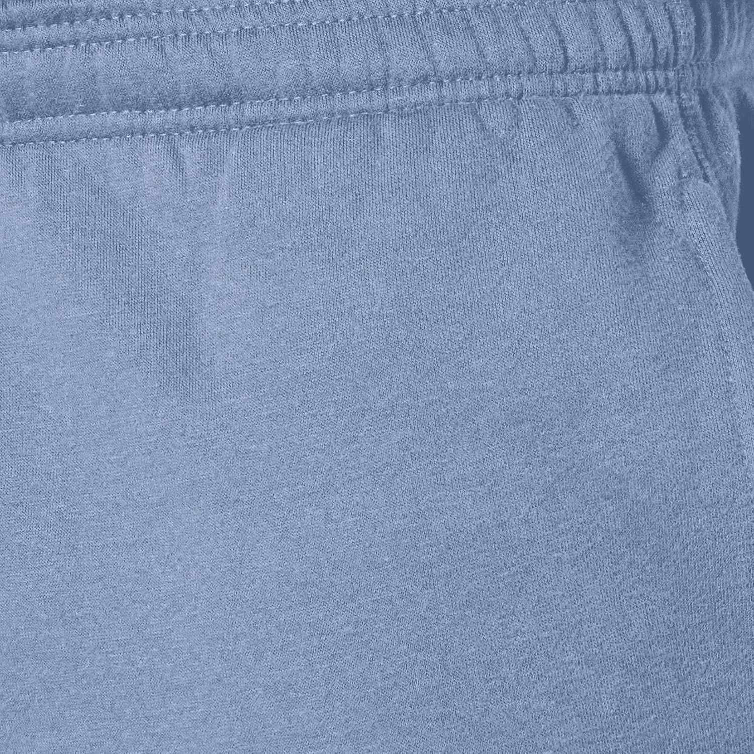 image:imageAmazon Essentials Mens Relaxed Straight Leg Fleece Open Bottom Sweatpant Available in Big amp TallSlate Blue