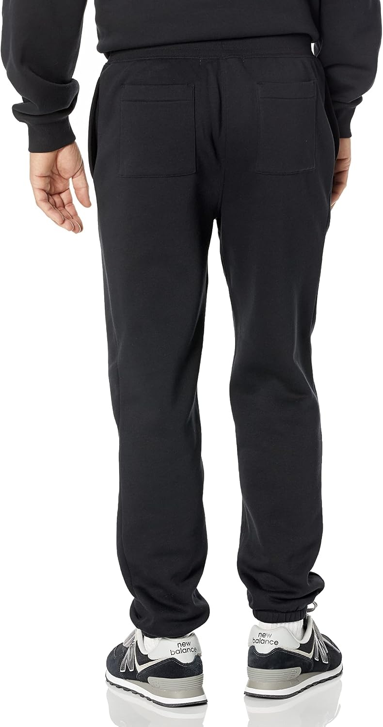 image:imageAmazon Essentials Mens RelaxedFit Sweatpants with Drawstring Waist ClosedBottomBlack