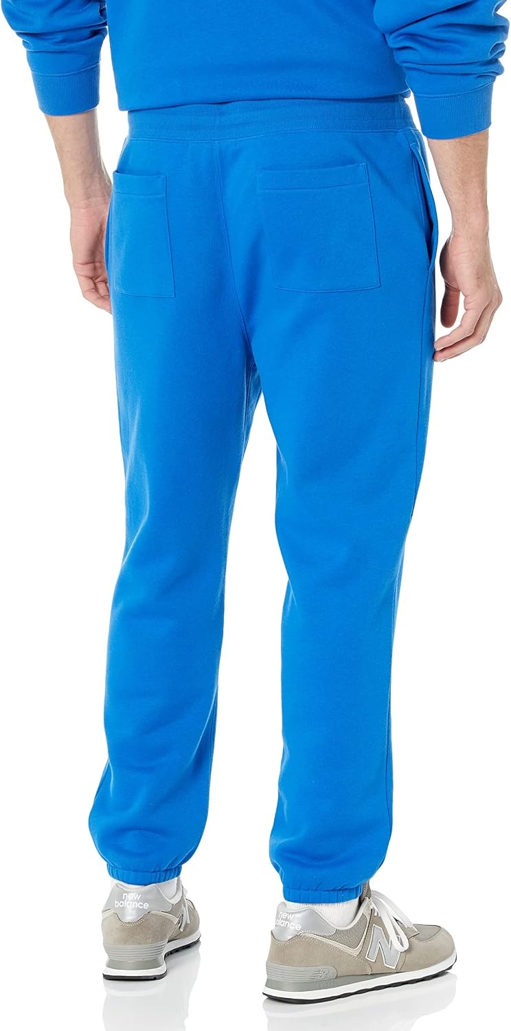 image:imageAmazon Essentials Mens RelaxedFit Sweatpants with Drawstring Waist ClosedBottomBright Blue