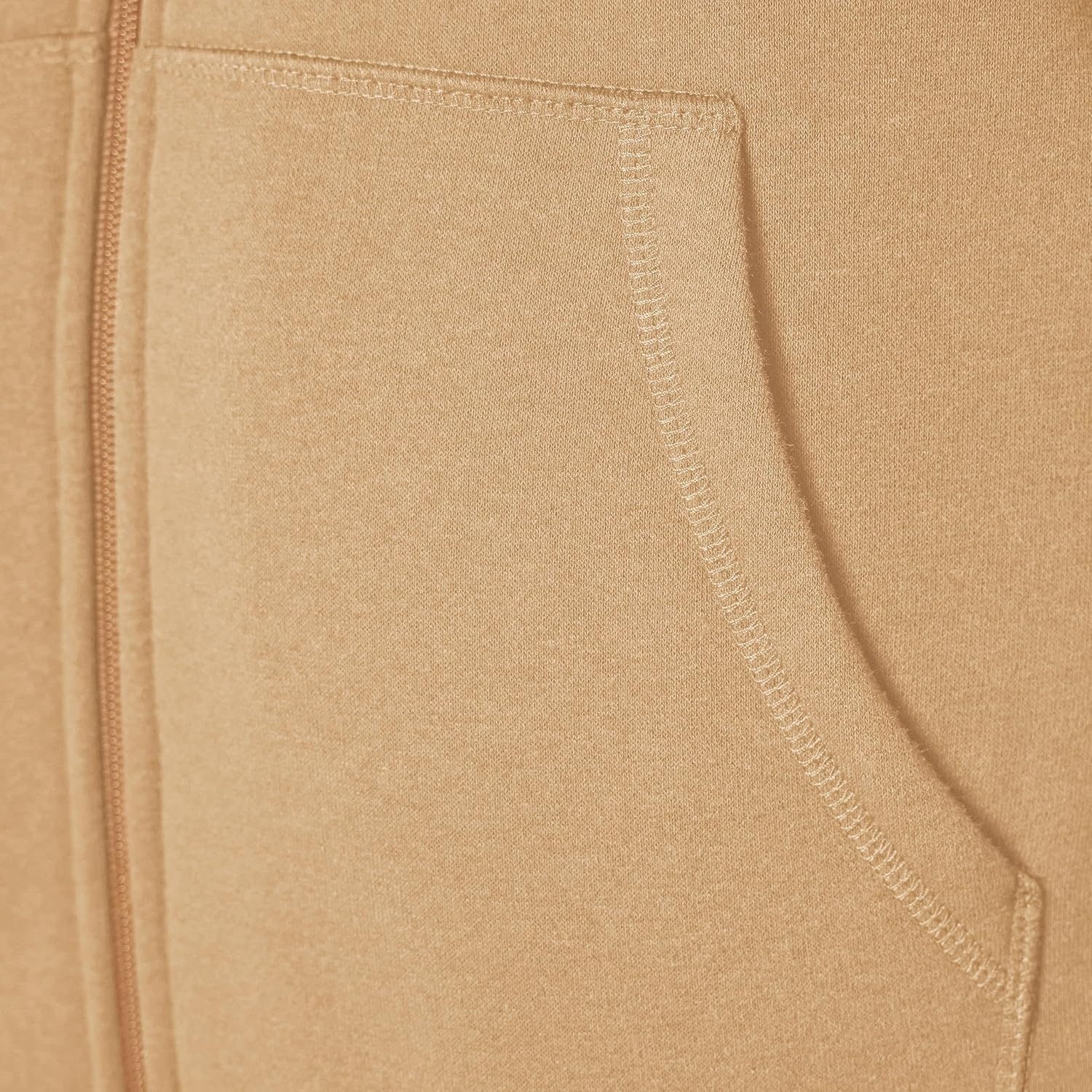 image:imageAmazon Essentials Mens SherpaLined FullZip Fleece Hoodie SweatshirtCamel Heather