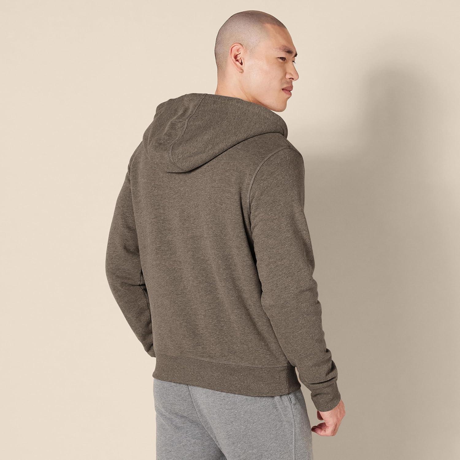 image:imageAmazon Essentials Mens SherpaLined FullZip Fleece Hoodie SweatshirtDark Brown