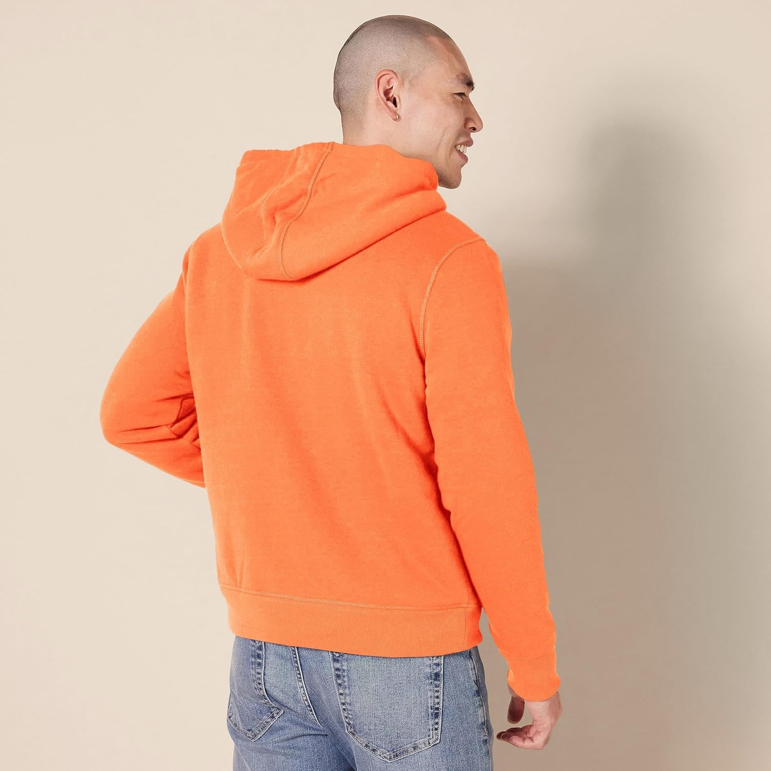 image:imageAmazon Essentials Mens SherpaLined FullZip Fleece Hoodie SweatshirtOrange