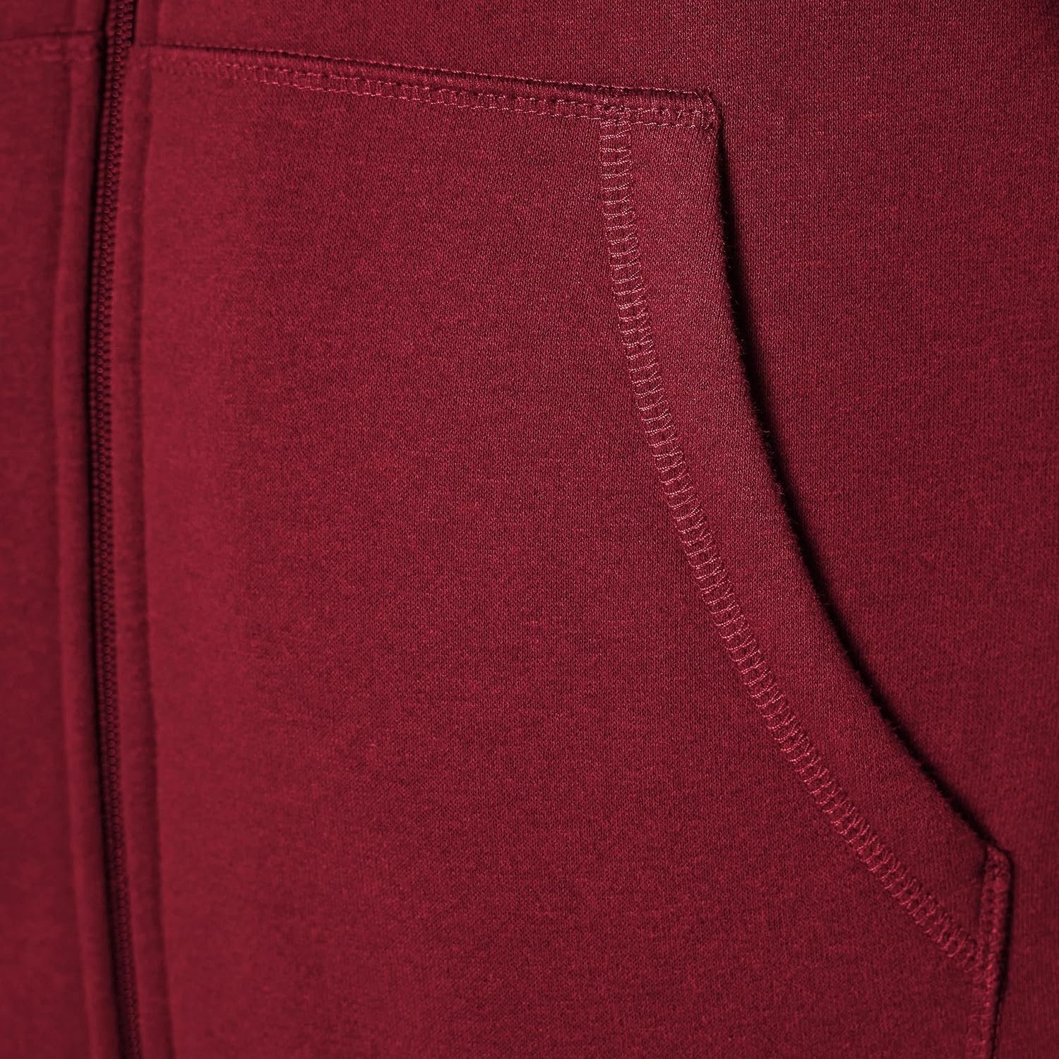 image:imageAmazon Essentials Mens SherpaLined FullZip Fleece Hoodie SweatshirtRed