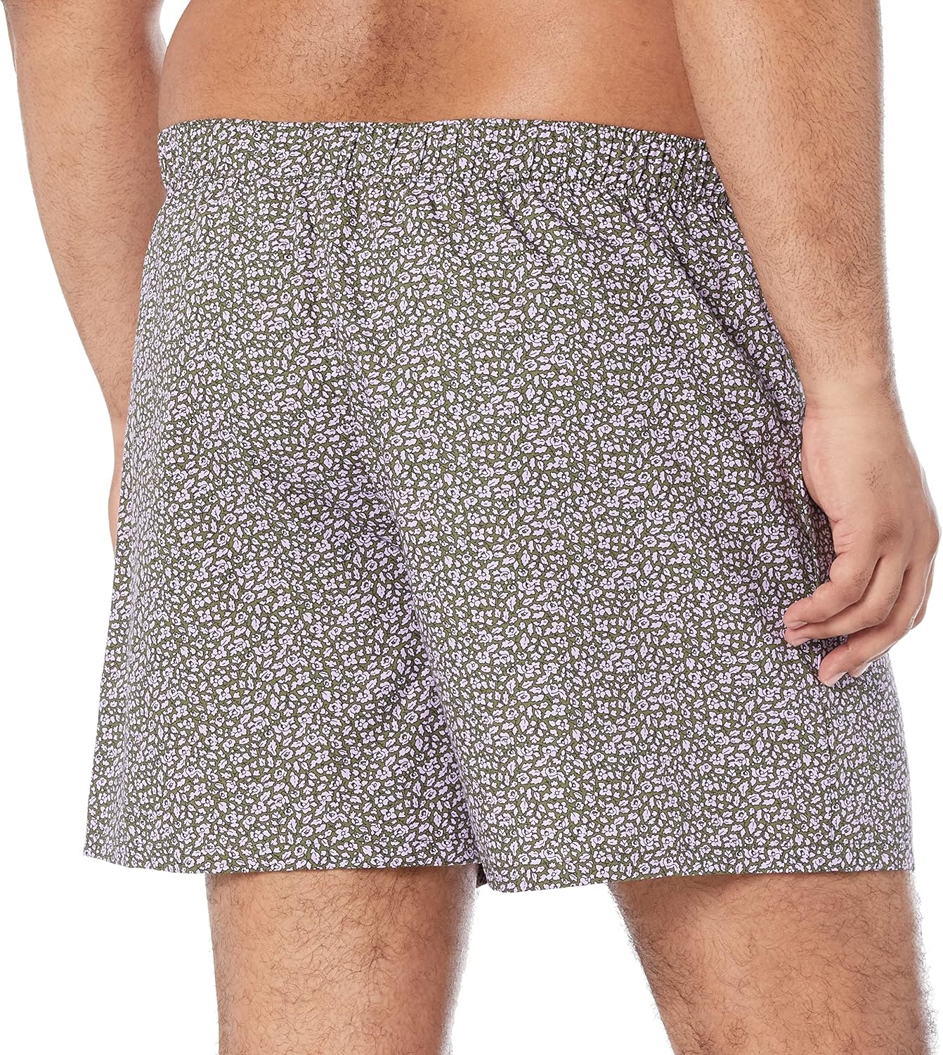 image:imageAmazon Essentials Mens Woven Cotton Boxer Short Underwear Available in Big amp TallLilac Mixed Print