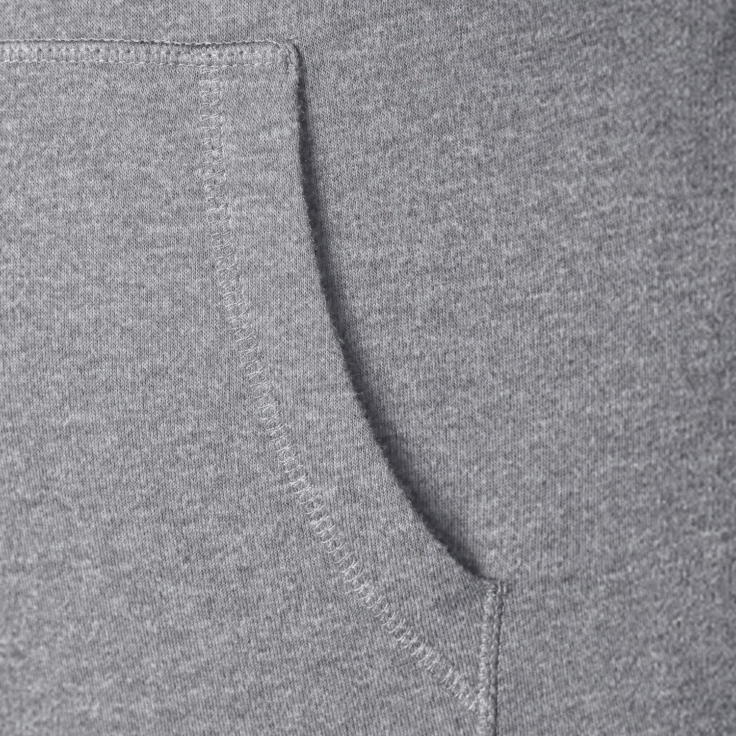 image:imageAmazon Essentials mens Fleece Pullover Hooded SweatshirtLight Grey Heather