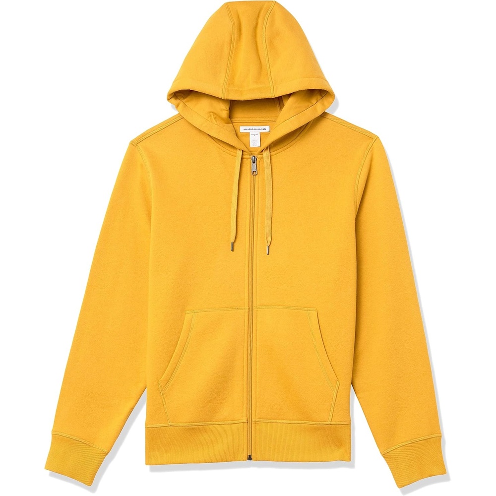 image:imageAmazon Essentials Mens FullZip Fleece Hoodie Sweatshirt Available in Big amp TallGold