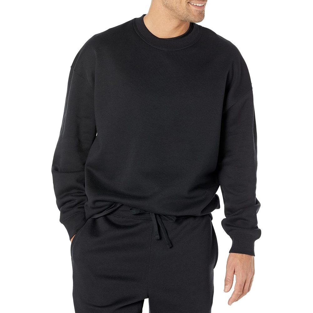 image:imageAmazon Essentials Mens OversizedFit Crewneck Sweatshirt Available in Big amp TallBlack