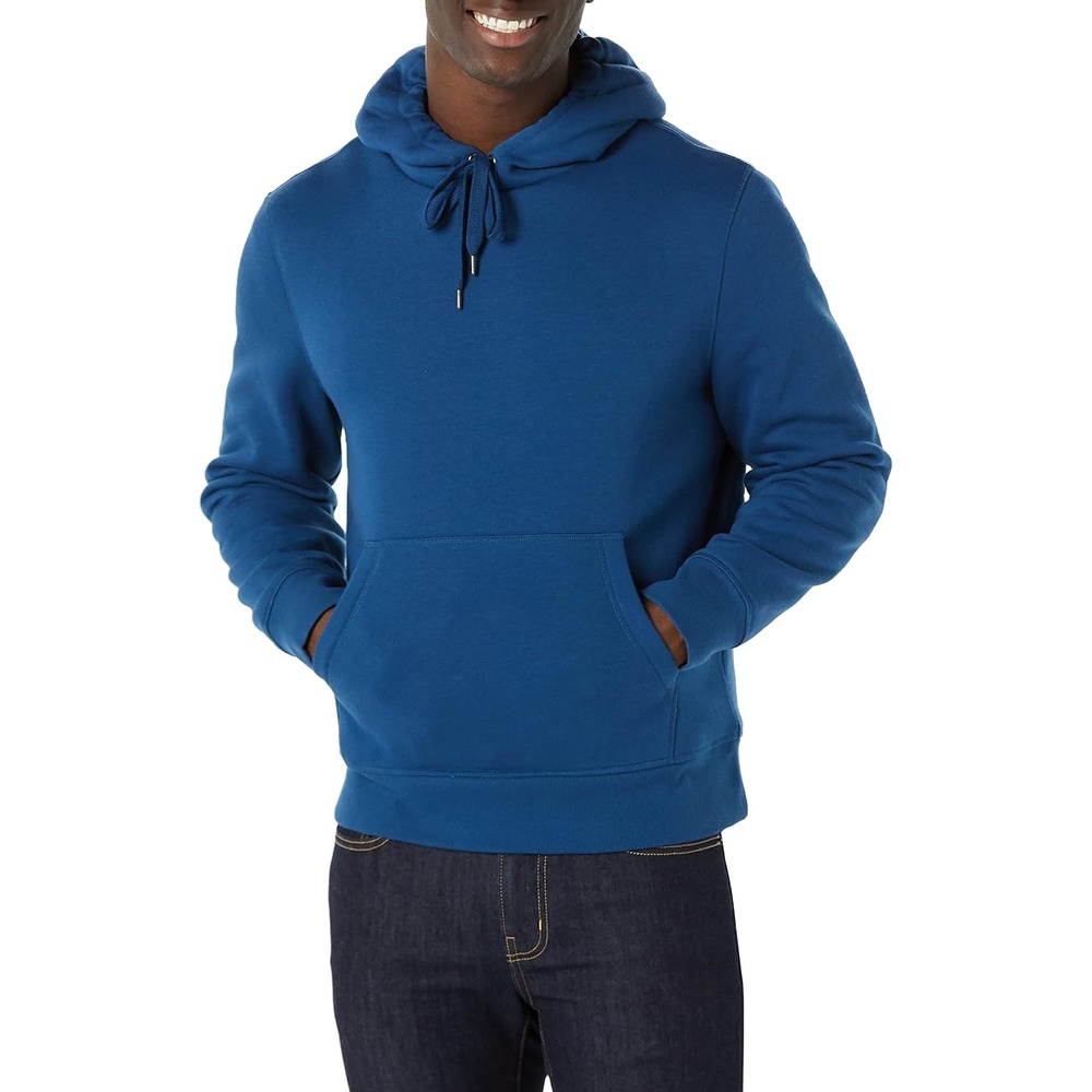 image:imageAmazon Essentials Mens Regular Fit SherpaLined Pullover HoodieDark Teal