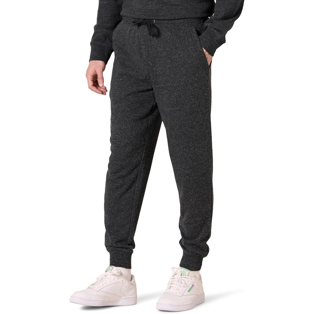 image:imageAmazon Essentials Mens Relaxed Fit Jogger Pants Lightweight French Terry LoungewearCharcoal Heather