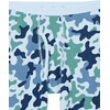 Amazon Essentials Boys and Toddlers’ Cotton Blend Thermal Long Underwear Set(Blue Camo)
