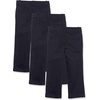Amazon Essentials Boys and Toddlers’ School Uniform Straight-Fit Flat-Front Chino Pants with Adjustable Elastic Waist(3-pack Black)